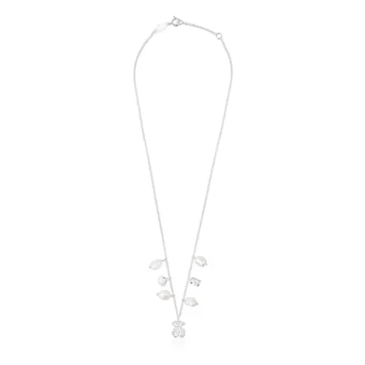 Flash Sale Silver Oceaan Necklace with pearls Silver Necklaces | Short Necklaces