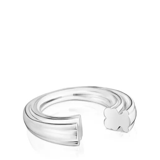 Cheap open Ring with bear motif 1950 Silver Rings | Open Rings