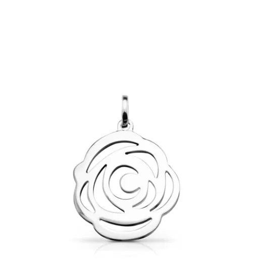 Store Silver Rosa de Abril Pendant Silver Pendants | Small Pendants