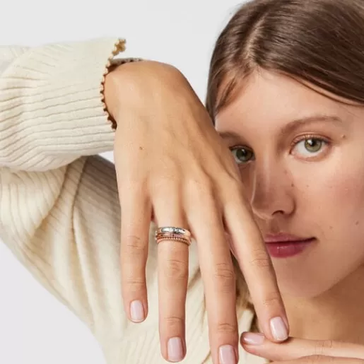 Store Silver, rose Silver Vermeil, Sapphire and Ruby Ring Mix Rings set Silver Rings | Small Rings