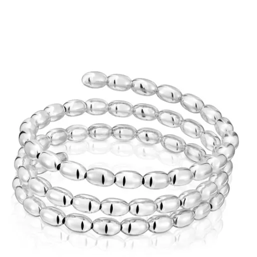 Fashion spiral Bangle Basics Silver Bracelets | Bangle Bracelets