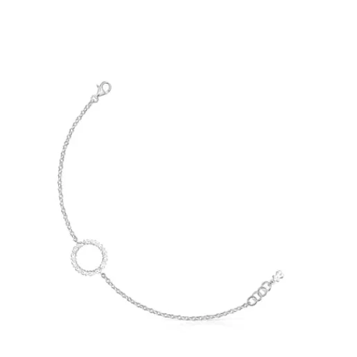 Clearance Silver Straight disc Bracelet Silver Bracelets | Chain Bracelets