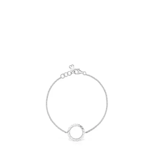 Clearance Silver Straight disc Bracelet Silver Bracelets | Chain Bracelets