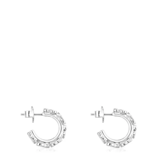 New Straight hoop Earrings Silver Earrings | Hoop Earrings