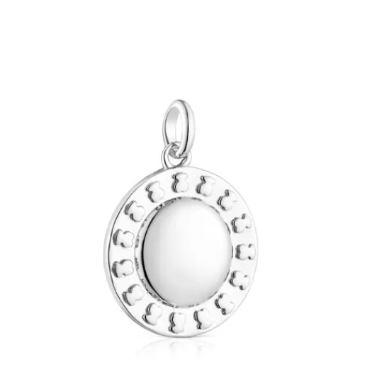 Shop sun and bears Medallion Efect Silver Pendants | Medium Pendants