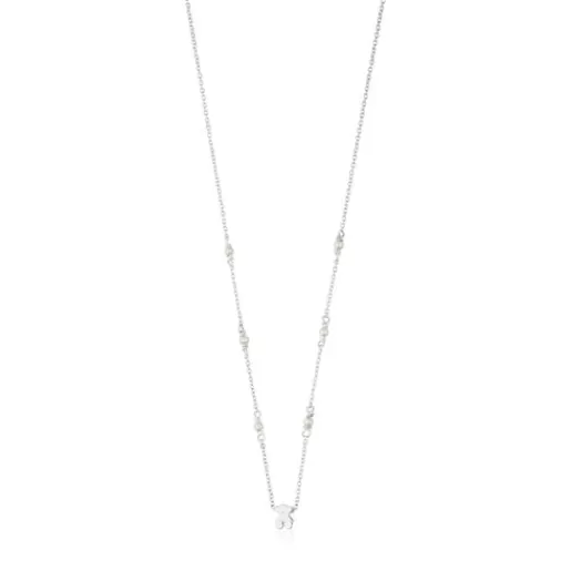 Cheap Silver Super Power Necklace with Pearls Silver Necklaces | Short Necklaces