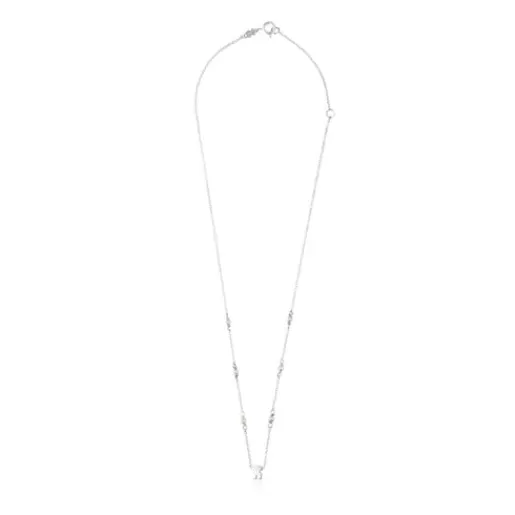 Cheap Silver Super Power Necklace with Pearls Silver Necklaces | Short Necklaces