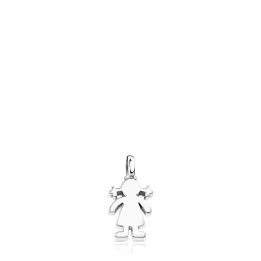 Best Sweet Dolls girl Pendant Silver Pendants