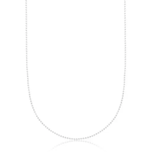 Outlet Silver Chain Choker balls 2.2mm lenght 80cm. Kids Silver Necklaces | Chokers