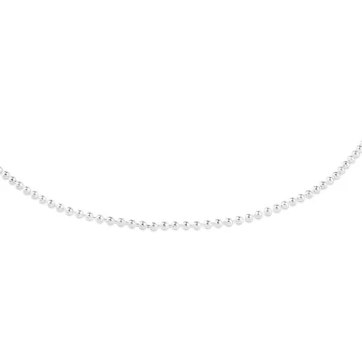 Outlet Silver Chain Choker balls 2.2mm lenght 80cm. Kids Silver Necklaces | Chokers