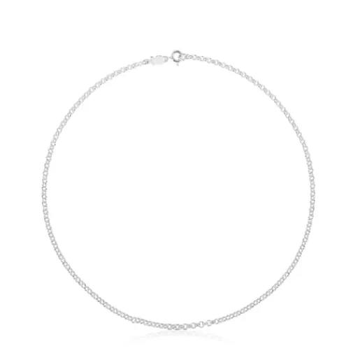 Clearance Silver Chain Choker with balls 40cm. Kids Silver Necklaces | Chokers