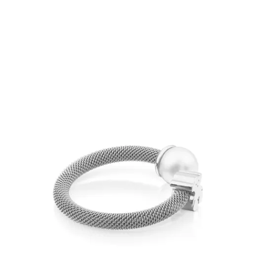 Best Sale Silver Mesh Ring with pearl Silver Rings | Small Rings