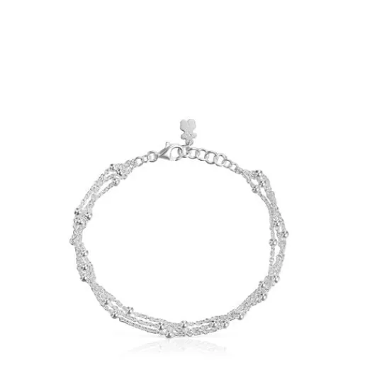 Discount Silver triple Chain bracelet Basics Silver Bracelets | Chain Bracelets