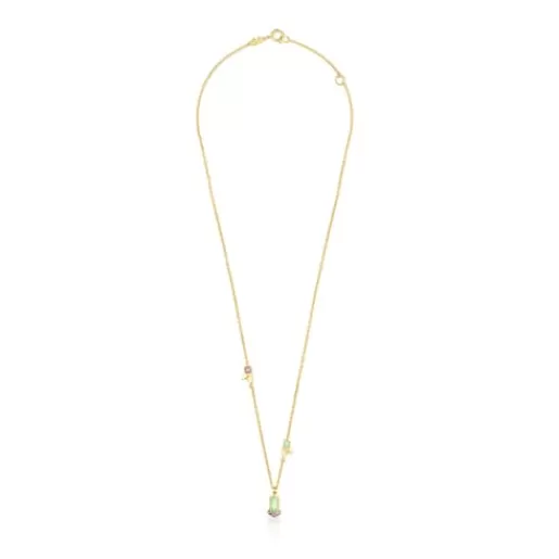 New Silver Vermeil Fragile Nature Necklace with Gemstones Silver Necklaces | Short Necklaces