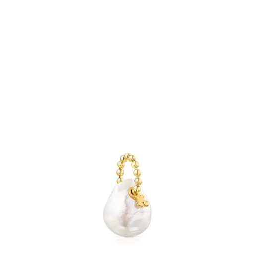 Discount Silver Vermeil Gloss Pendant with Pearl Silver Pendants | Small Pendants