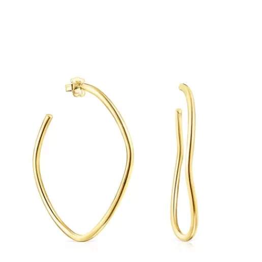 Discount Silver vermeil Hav wave-shaped Hoop earrings Silver Earrings | Hoop Earrings