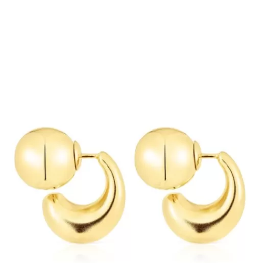 Cheap Silver vermeil Hoop earrings Balloon Silver Earrings