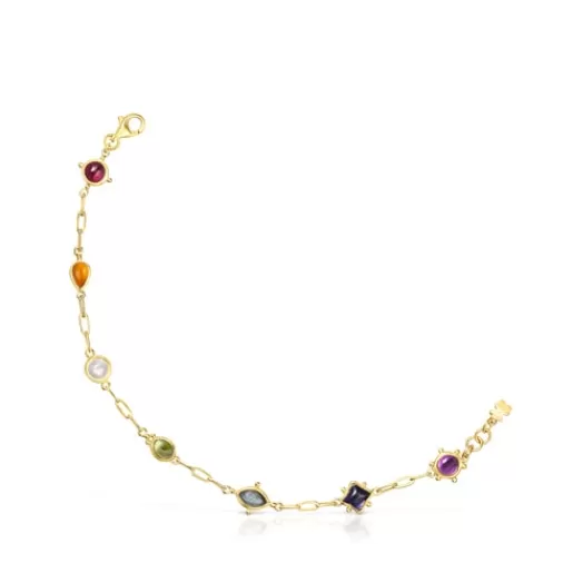 Online Silver vermeil Magic Nature Bracelet with gemstones Silver Bracelets | Chain Bracelets