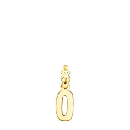 Best Sale Silver Vermeil Numbers number 0 Pendant Silver Pendants