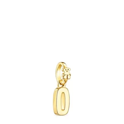 Best Sale Silver Vermeil Numbers number 0 Pendant Silver Pendants