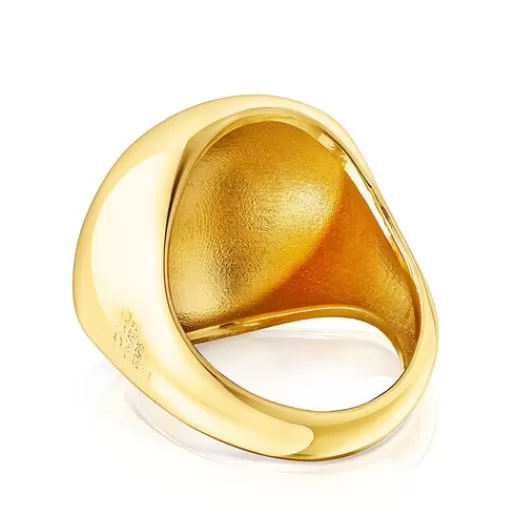 Clearance Silver vermeil Plump Ring Silver Rings | Large Rings