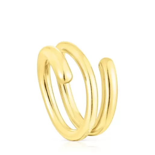 Discount Silver vermeil Spiral ring New Hav Silver Rings | Medium Rings