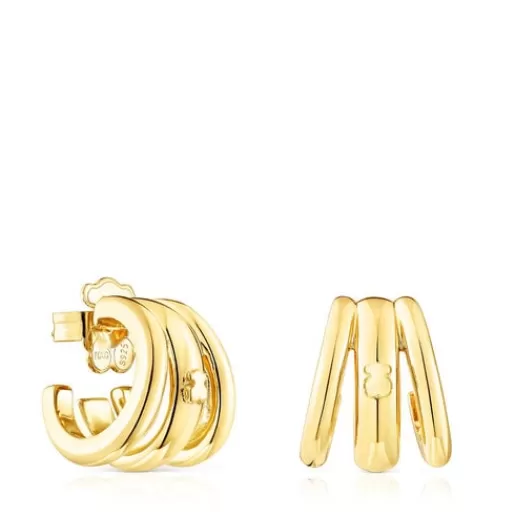 Online Silver vermeil Fellow Triple-hoop earrings Silver Earrings | Hoop Earrings