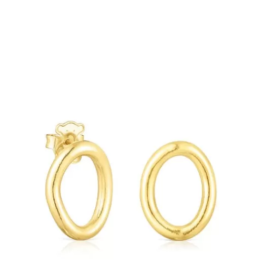 Best Sale Silver vermeil Hav Circle earrings Silver Earrings