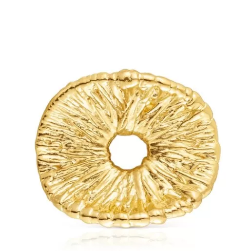 Store Silver vermeil Wicker Brooch Silver Pendants | Large Pendants