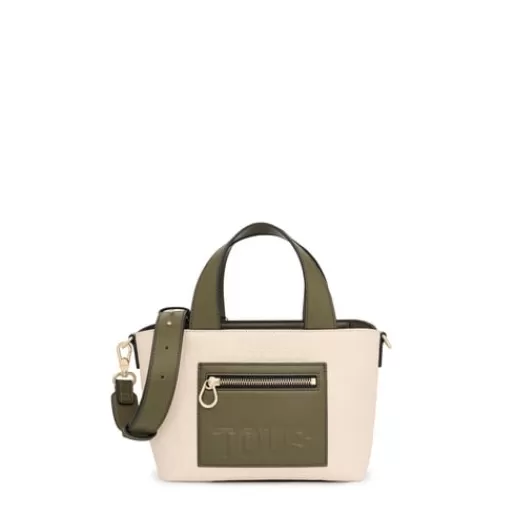 Clearance Small beige and khaki Tote bag Nanda Crossbody Bags | Baskets