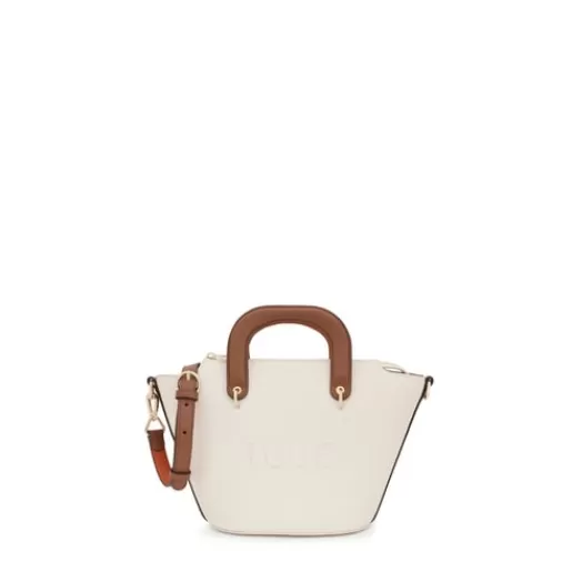 Clearance Small beige Tote bag Helen Crossbody Bags