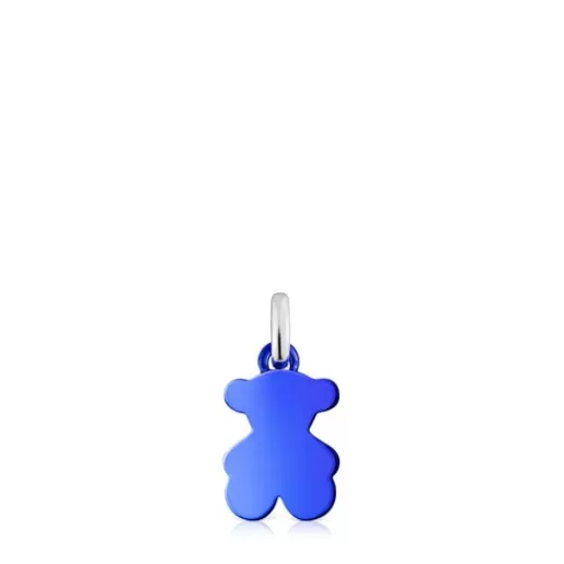 Store Small blue steel bear Pendant Sweet Dolls Small Pendants