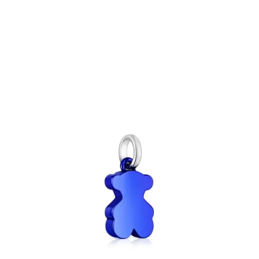 Store Small blue steel bear Pendant Sweet Dolls Small Pendants