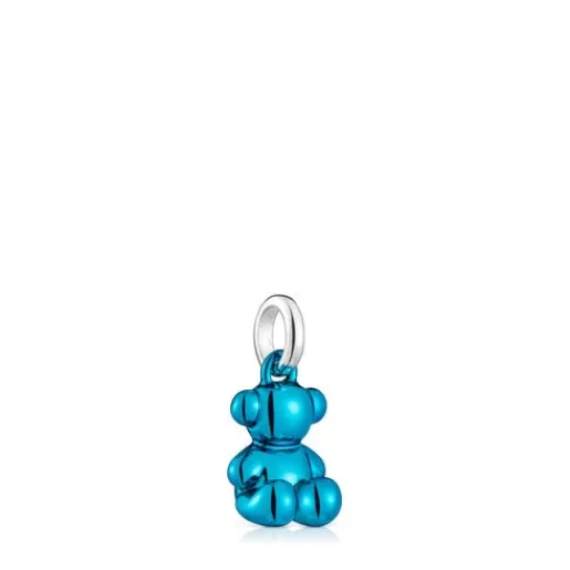 Cheap Small Bold Bear blue steel bear Pendant Kids Small Pendants | Jewelry