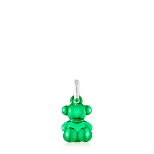 Clearance Small Bold Bear green steel bear Pendant Kids Small Pendants | Jewelry