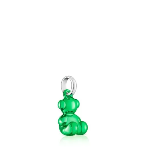 Clearance Small Bold Bear green steel bear Pendant Kids Small Pendants | Jewelry