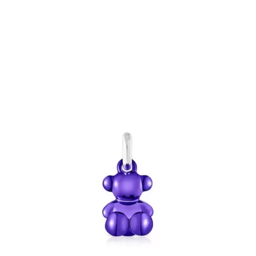 Fashion Small Bold Bear lilac steel bear Pendant Kids Small Pendants | Jewelry