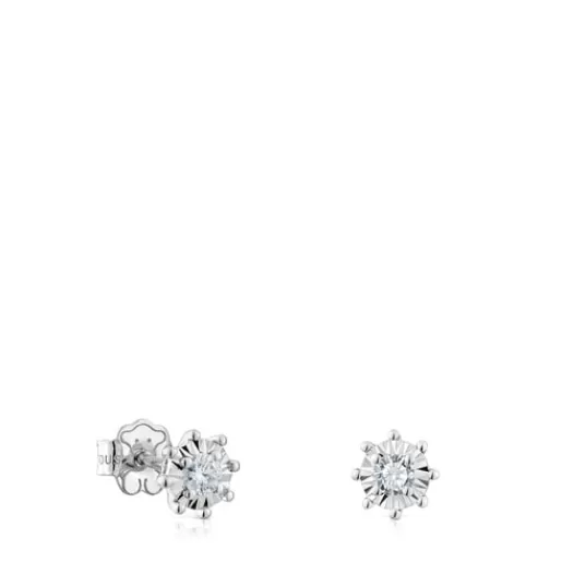Cheap Small Earrings in white gold with 0.30 ct diamonds Les Classiques Small Earrings