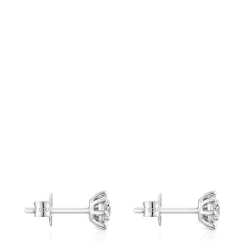 Cheap Small Earrings in white gold with 0.30 ct diamonds Les Classiques Small Earrings