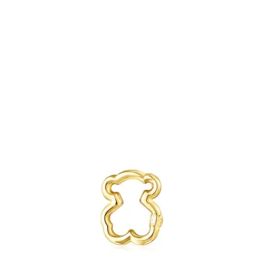 Clearance Small Gold Hold Bear Ring Gold Pendants