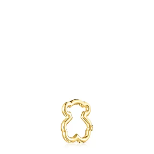 Clearance Small Gold Hold Bear Ring Gold Pendants