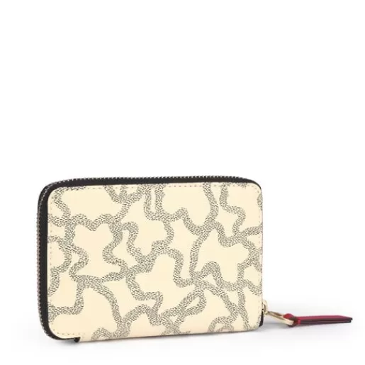 Flash Sale Small Kaos Icon Wallet in Multi Beige - Red Wallets & Purses