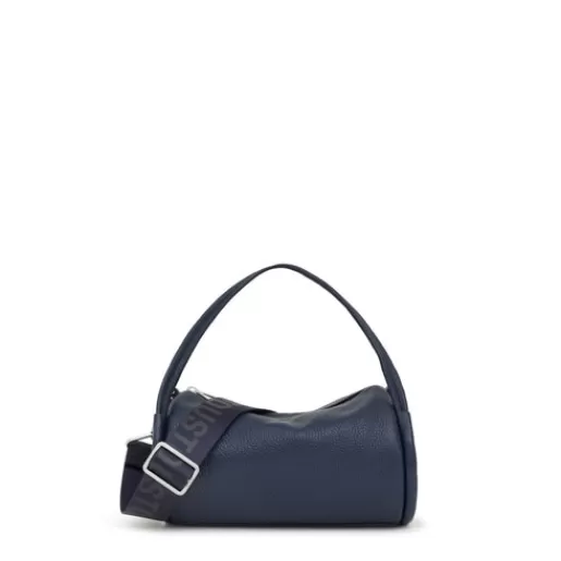 Flash Sale Small navy leather Duffel bag Miranda Leather Handbags