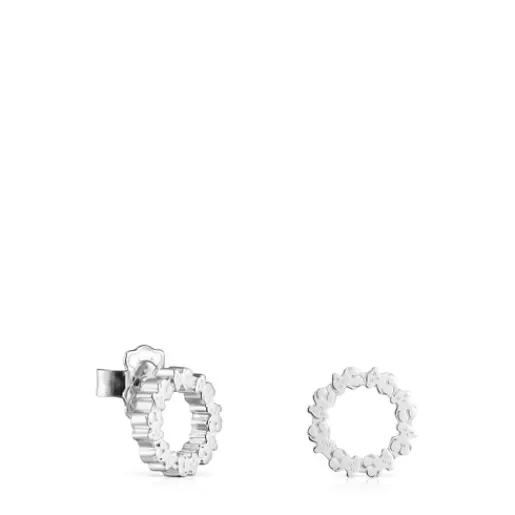 New Small Straight disc Earrings Silver Earrings | Small Earrings