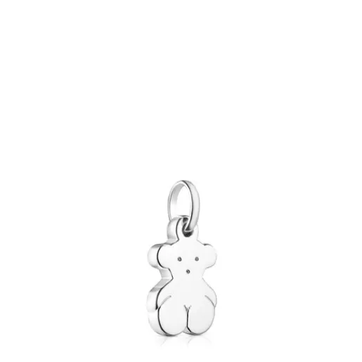 Hot Small Silver Sweet Dolls bear Pendant Silver Pendants