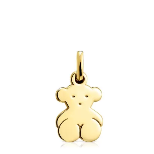 Hot Small Silver Vermeil Sweet Dolls bear Pendant Silver Pendants | Small Pendants