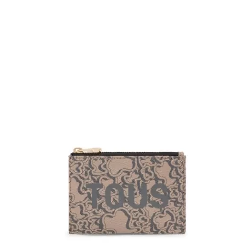 Discount Taupe Change purse-cardholder Kaos Mini Evolution Wallets & Purses