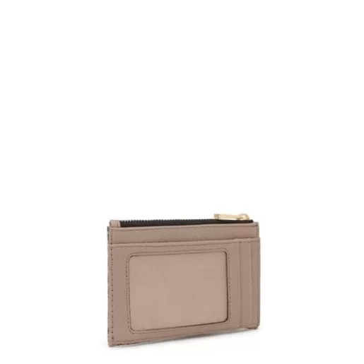 Discount Taupe Change purse-cardholder Kaos Mini Evolution Wallets & Purses