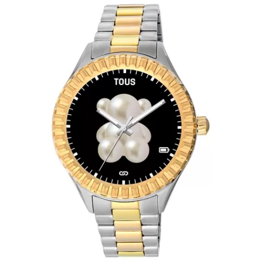 Best T-Bear Connect Smartwatch with steel and gold-colored IP steel wristband For Her | For Man