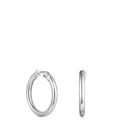 Discount Basics small Earrings in Silver Earrings | Hoop Earrings